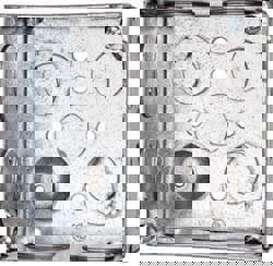 Electrical Outlet Box: Steel, Square, 4